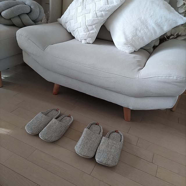 Lounge,ルームシューズ,ニトリ,ナチュラルカラー naの部屋