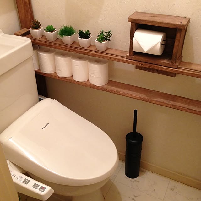 Bathroom,ひいても全体うつらない狭さ,1×4,DIY,賃貸DIY,1×4で作る家具,賃貸,乳児育児中 ehamiの部屋