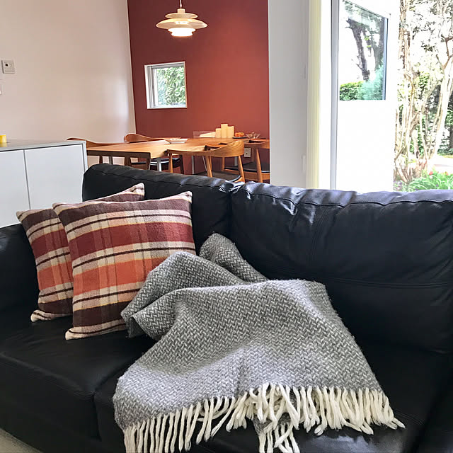 Lounge,寒い…,秋冬仕様,クリッパンブランケット,北欧 mariの部屋