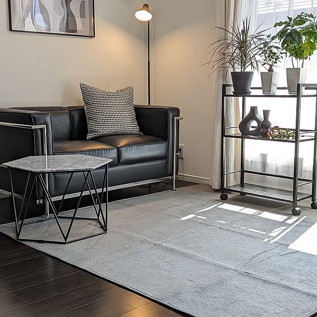 Lounge,モノトーンインテリア,必要なものだけを置く,掃除しやすさ重視,シンプルな暮らし,物は少なく シンプルに,必要なものだけで暮らす,複数枚投稿,イケヒコラグ,RoomClipショッピング,勝手にshopを応援隊,クーポンで10%オフ♡,お得にゲット♡,ヒコラーになれました(ง ˙˘˙ )ว co.co.nut-hawaiiの部屋