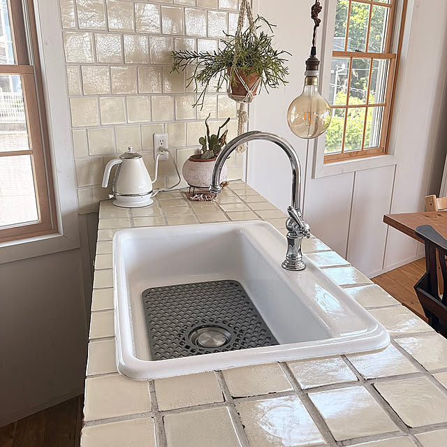 Kitchen,KOHLER,造作キッチン,メキシカンタイル,キッチンシンク calmhorizonの部屋