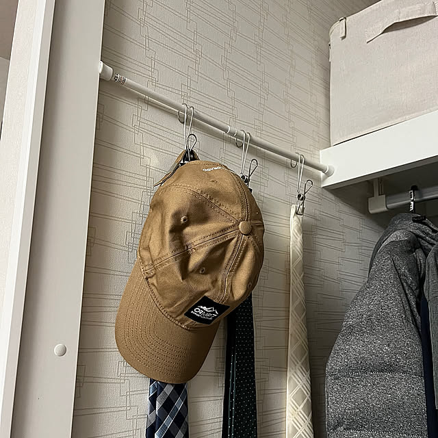 Bedroom,100均,収納,かける収納 monmの部屋