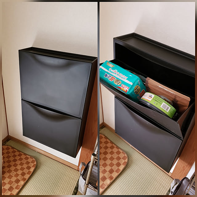 Bedroom,IKEA,シューズラック,収納,収納ボックス,収納ラック kiraの部屋
