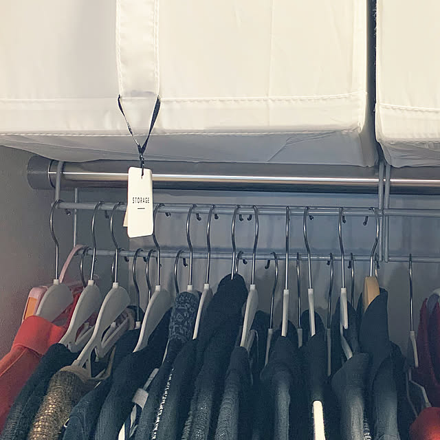 便利な収納アイテム,IKEA SKUBB,ニトリハンガー,クローゼット 収納,収納アップハンガー,収納グッズ,My Shelf dafuchanの部屋