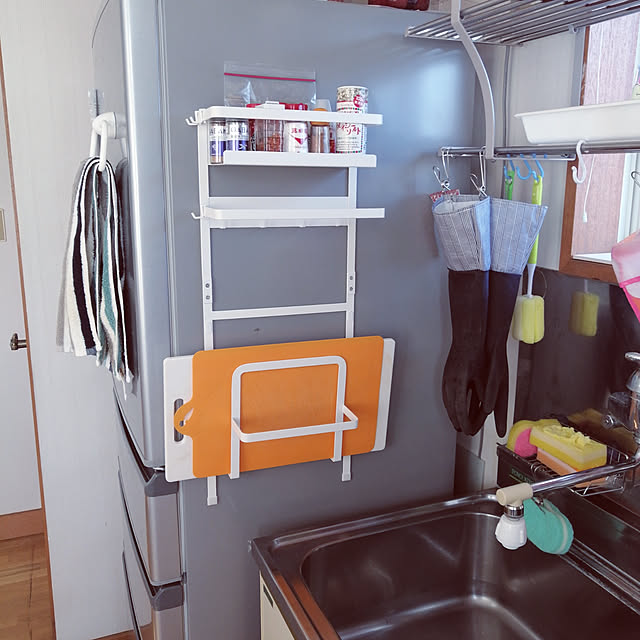 Kitchen,まな板収納,スパイスラック,赤ちゃんのいる暮らし michiko.0627の部屋