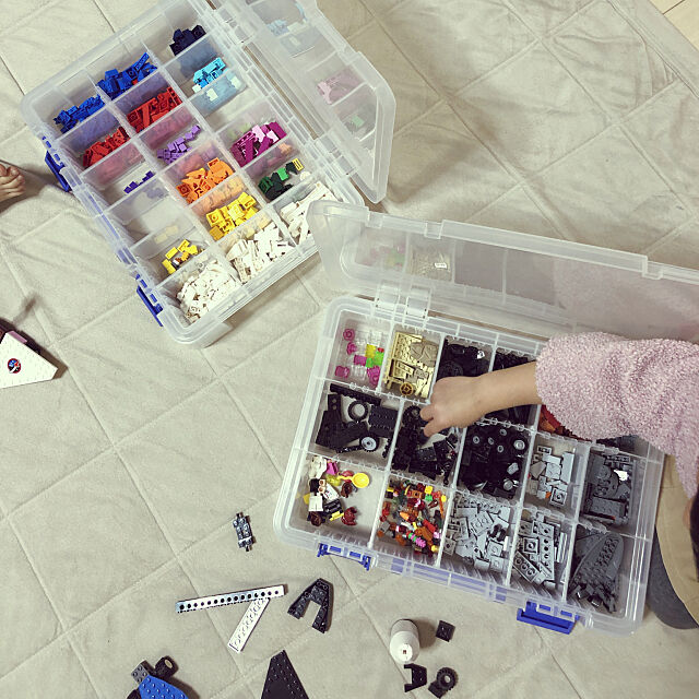 My Shelf,LEGO収納,レゴ,レゴ収納,ツールボックス,子供部屋 quruliの部屋
