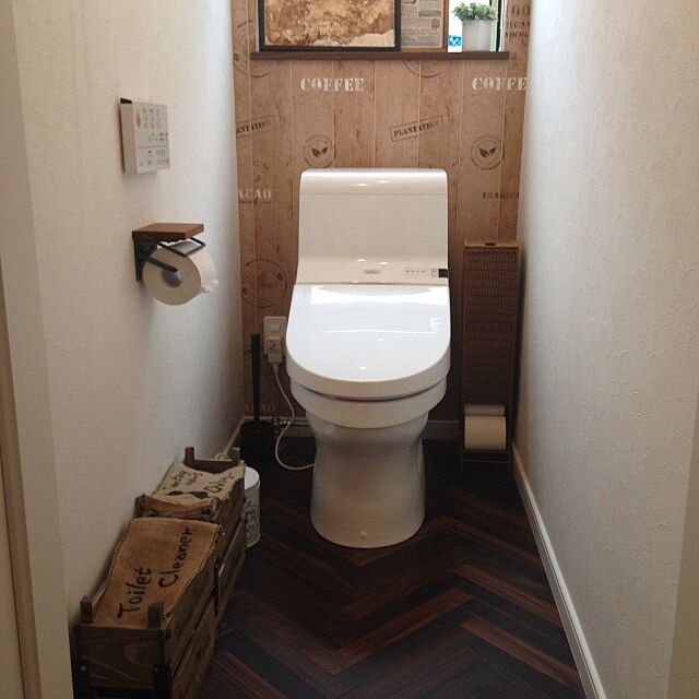Bathroom,新築,マイホーム,男前も可愛いも好き,MEN's natural＊,トイレ,ヘリンボーンCF Chiiの部屋