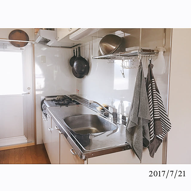 Kitchen,ティータオル,SCOPE,シンプリスト,ぶら下げ収納,団地,ミニマルライフ,無印良品,子どものいる生活,ジョージジェンセンダマスク minnの部屋