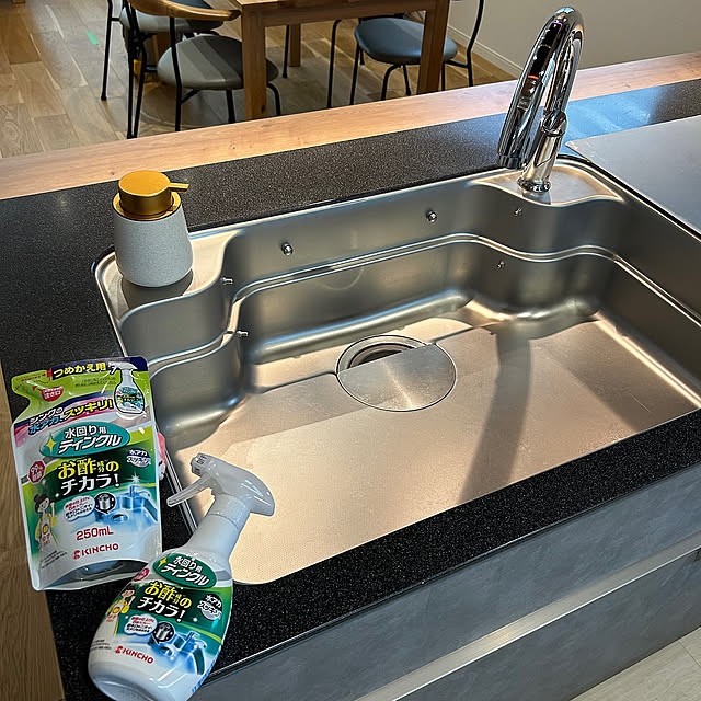 Kitchen,お手入れ楽チン,キッチンシンク,KINCHO,ラク家事,小掃除,水回り掃除,ティンクル,新生活フェス2025,シンク掃除,いいね！ありがとうございます◡̈♥︎,LIXILキッチン ノクト miffy.0044の部屋