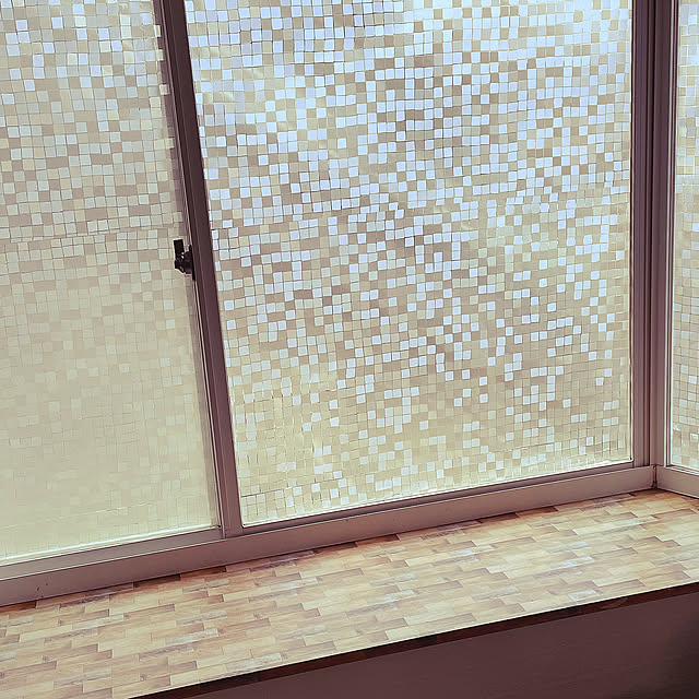 窓ガラス目隠しシート,DIY,カフェ風,DIY女子,中古を買ってリノベーション,ゆる男前カフェ風目指したい,キャンドゥ,ダイソー,100均,セリア,Lounge ayumiの部屋