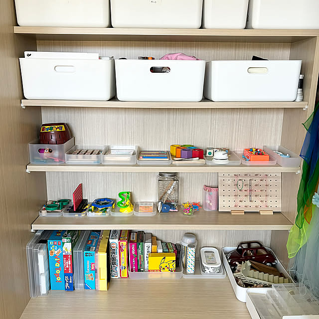 My Shelf,一条工務店,子ども部屋,ボードゲーム,キッズコーナー,ナチュラルインテリア,おもちゃ収納,玩具収納,こどもと暮らす,こどもと暮らす。,モンテッソーリ,こどもがいる生活,i-smart,アイスマート,こどものいる暮らし,ボードゲーム収納,モンテッソーリ教育,ボードゲーム好き yu_uyの部屋
