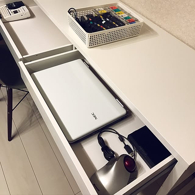 My Desk,見せない収納,建売住宅,シンプルに暮らす,こどもと暮らす。,IKEA,MICKE,イームズチェアリプロダクト,隠す派 Mireiの部屋