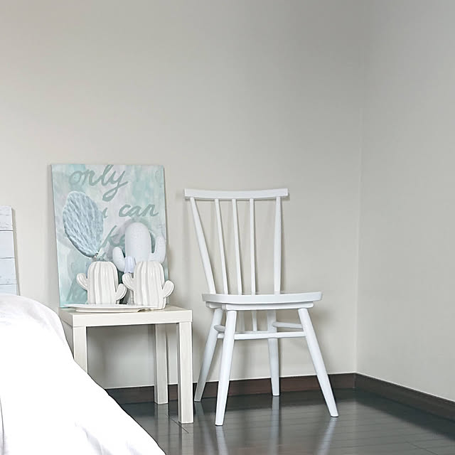 Bedroom,RoomClipショッピング,サボテンオブジェ,ダイニングチェア,椅子,チェアー,家具,庶民的な家,見てくれてありがとうございます♡,お気に入り,せまいおうち,関家具 yukkin29の部屋