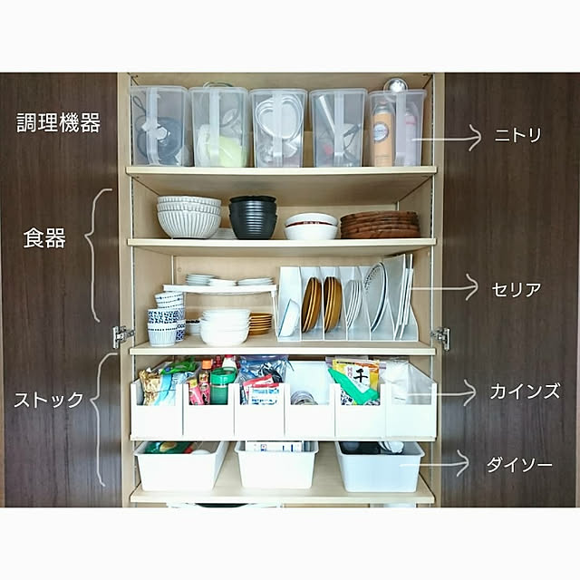 Kitchen,セリア,RC北海道道東支部,塩系インテリアの会,整理収納アドバイザー,シンプル,RC北海道支部,整理収納アドバイザー1級結果待ち,ニトリ,整理収納アドバイザー２級,100均,男の子と暮らす。,時短家事,プチプラ,こどもと暮らす。,ワンルームみたいな家,ダイソー,カインズ,スキット,skitto,食器棚,パントリー,食器収納,北欧 Akaneの部屋