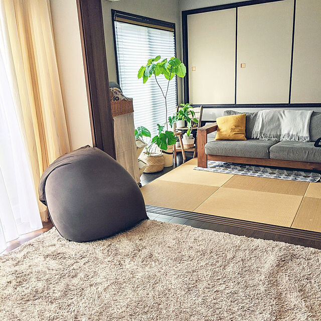Overview,RoomClipアンケート,癒しの空間,観葉植物,IKEA,ヨギボー,ソファー,和室 kanoの部屋