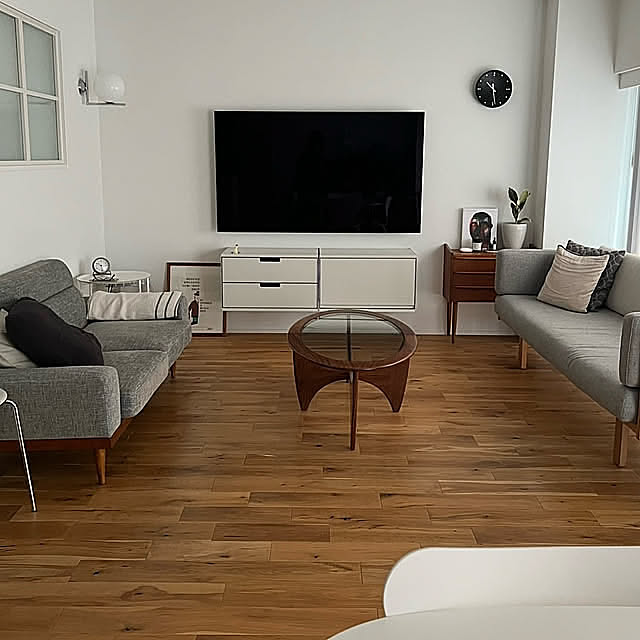 Lounge,お部屋を広く見せる工夫,イベント参加,北欧インテリア,マンションリノベーション nn-homeの部屋