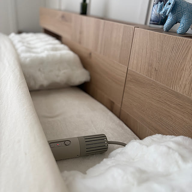Bedroom,デザイン家電,cado,布団乾燥機,オシャレ家電,ふとん乾燥機,ワンタッチふとん乾燥機 calmhorizonの部屋