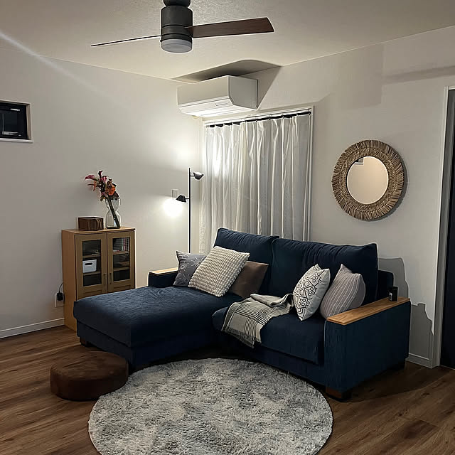 Lounge,結婚式のブーケ,シーリングファンライト,北欧好き,テンピュール枕,Amazon,ケユカ keyuca,IKEA,ラタンミラー omatsuの部屋
