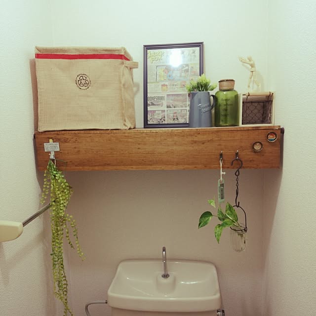 Bathroom,DIY,オイルステイン pika_pikaの部屋