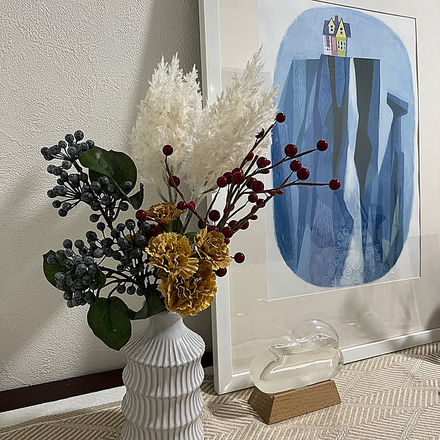 ビーカンパニー,フェイクフラワー,インテリア,雑貨,北欧,インテリア雑貨,築古,築古マンション,玄関インテリア,Entrance myahanの部屋