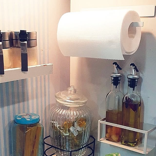Kitchen,RoomClip mag 掲載,3COINS雑貨,マグネットシリーズ,買って良かった♥ prepreの部屋