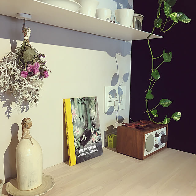 TivoliAudio,花のある暮らし,一人暮らし,リノベーション,観葉植物,アートのある暮らし,食器,食器棚DIY,置物コレクション,IKEA,Kitchen greenforestの部屋