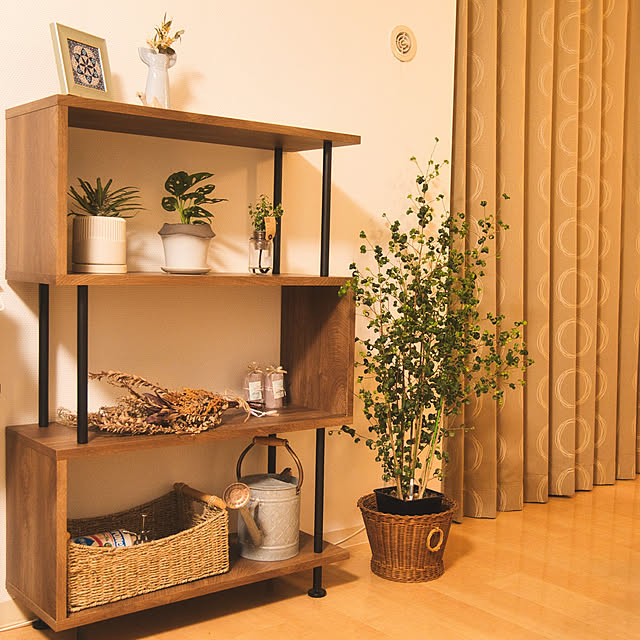 Lounge,ナチュラル,賃貸インテリア,noce,オープンラック,ラック Tyado2の部屋