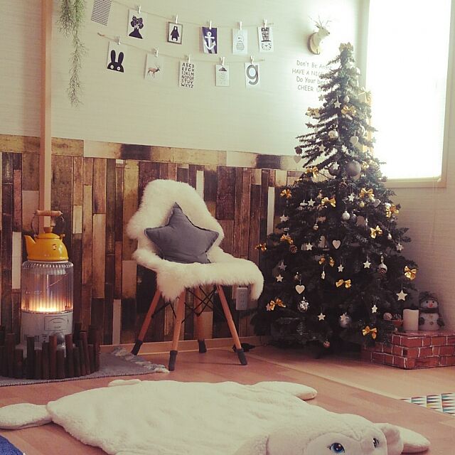 Lounge,クリスマス,てづくり,ニトリ,COSTCO,ムートン anny_minkの部屋