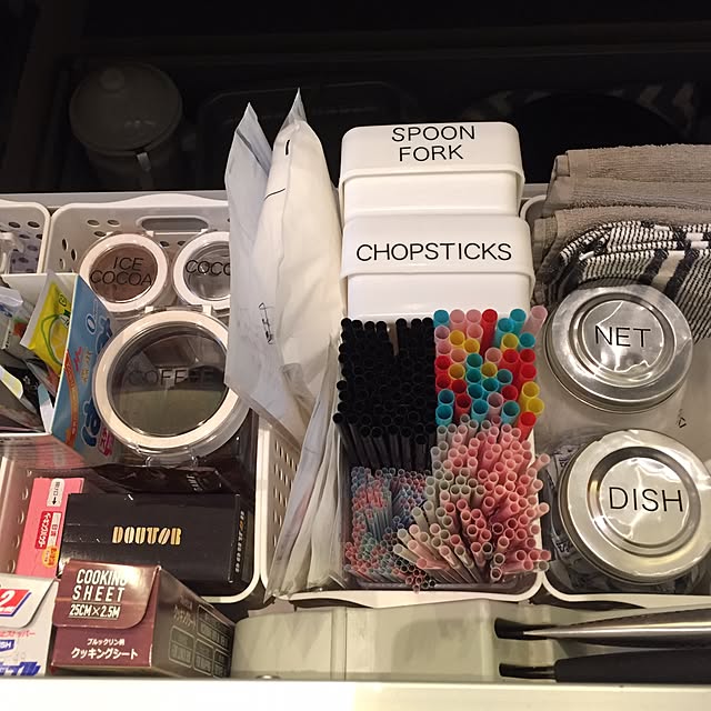 フレッシュロック,シンク下収納,ストロー,キッチン収納,IKEA,セリア,整理収納 yu_na_4696の部屋