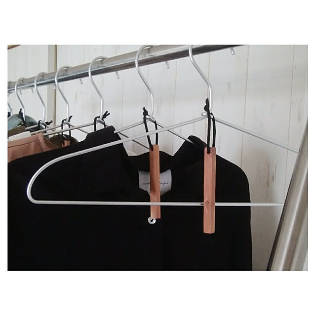 Bedroom,いつも見ていただきありがとうございます♡,2019.6.14,無印良品,レッドシダー ブロック,ハンガー,壁紙屋本舗,防虫・消臭 miwaの部屋