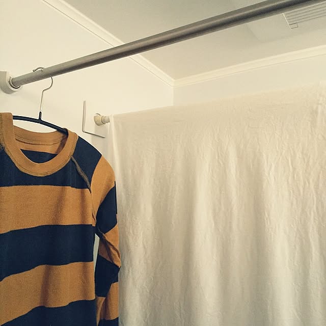 Bathroom,突っ張り棒,バス/トイレ乾燥,花粉対策 sawa.rararaの部屋