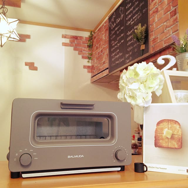 Kitchen,BALMUDA The Toaster,あじさい,切り花,100均 Petanの部屋