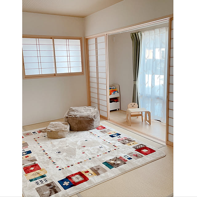 ニトリ,ラグ,ビーズクッション,冬支度,ニトリのラグ,和室,生活しやすい家,お気に入り♡,マイホーム,おうち時間を楽しむ,子どもと暮らす,いいね、フォロー本当に感謝です♡,おうち時間,子どものいる暮らし,片付け,ナチュラル雑貨,落ち着く空間,すっきりとした暮らし,シンプルな暮らし,広縁のある家,こどもと暮らすインテリア,Overview manaの部屋