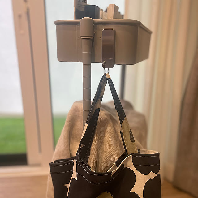 My Shelf,掛ける収納,山善バスケットトローリー,メイク収納,コマンドフック,かける収納 kurinokiの部屋