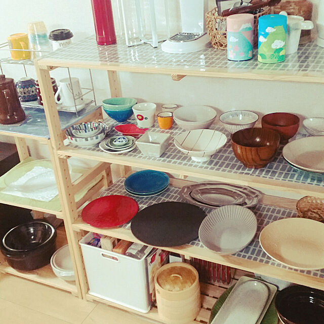 Kitchen,一人暮らし 賃貸,食器棚,NITORI hitoriの部屋