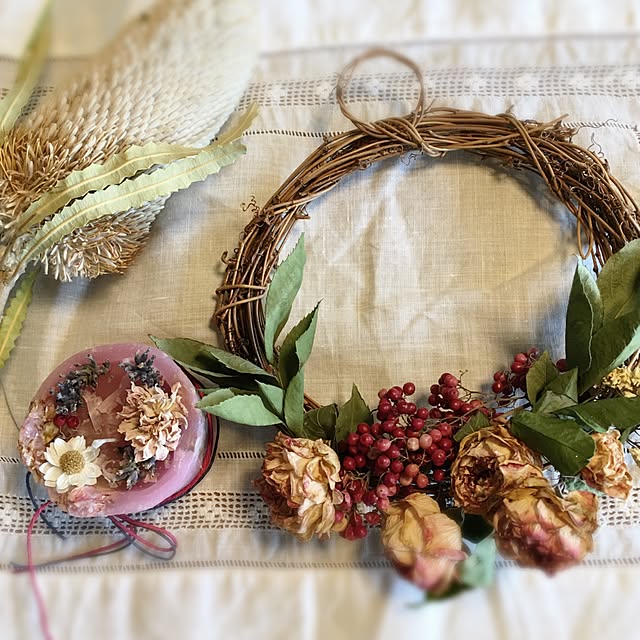 My Desk,リース部見習い,キャンドル部,花のある暮らし,手作りリース,ボタニカルキャンドル,ドライフラワー,自家製ドライフラワー,フォローありがとうございます☆,コメントありがとうございます♡,いいね！ありがとうございます♪,インスタ→godyhome godyhomeの部屋