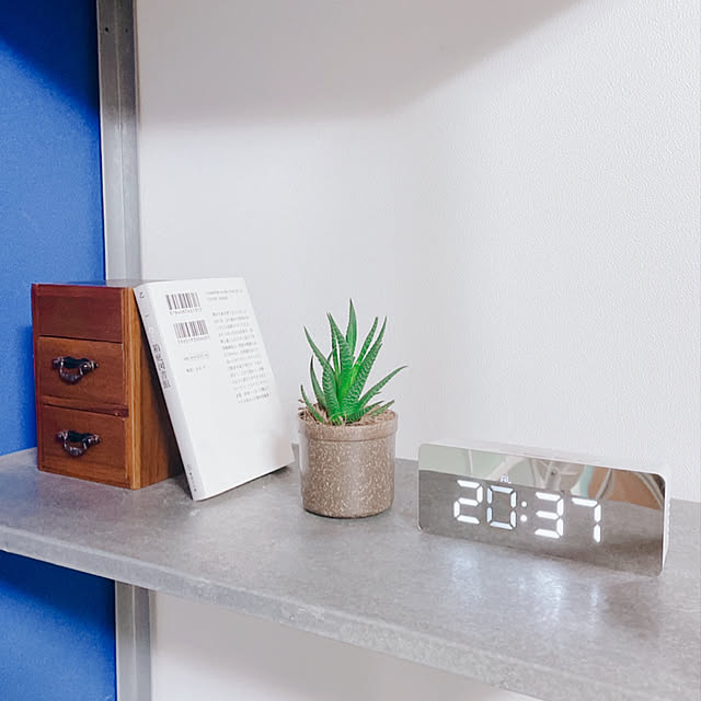 時計,無地,IKEA,シンプル,スッキリ,賃貸,RoomClipショッピング,雑貨,My Shelf Mia216の部屋