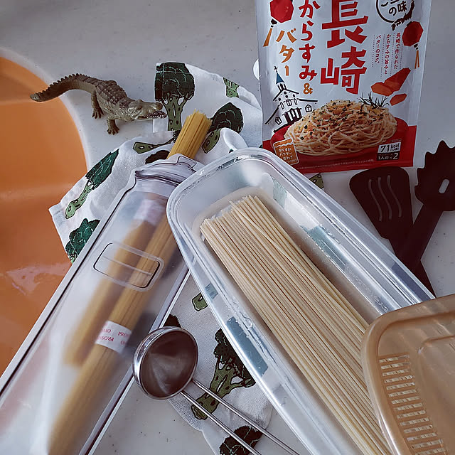 Kitchen,IKEA,レンジでパスタ,からすみバター,セリア,マチ付き ジッパーバッグ wanidaの部屋