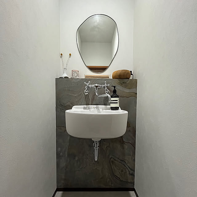 On Walls,リメイクシート,DIY,リノベーション,ドライフラワー,無印良品,シンプル saの部屋