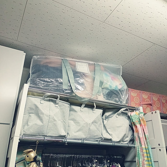 Bedroom,カメラマーク消し,賃貸,２LDK,3COINS,収納バッグ,衣替え,冬物お片付け mahiro34の部屋