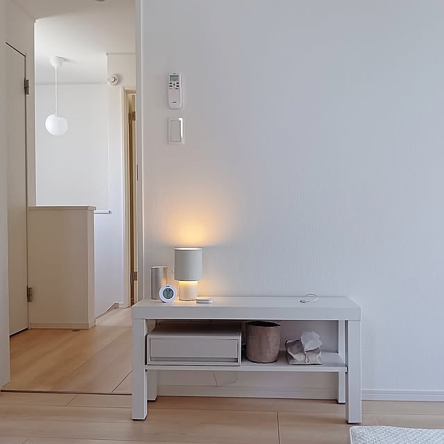 Bedroom,すっきり暮らす,無印良品,IKEA,シンプルインテリア,すっきり暮らしたい,ホワイトインテリア,ナチュラルインテリア,寝室,寝室はシンプルに,LACKシリーズ aya_blueの部屋