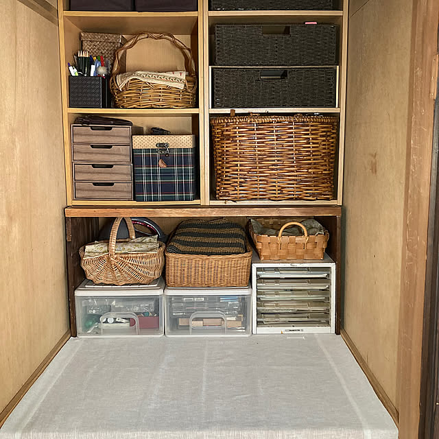 My Shelf,クローゼット収納,クローゼットの中,クローゼット,押入れ収納,押入れ,片付けやすい工夫,中古住宅,終の住処 kazu-cafeの部屋