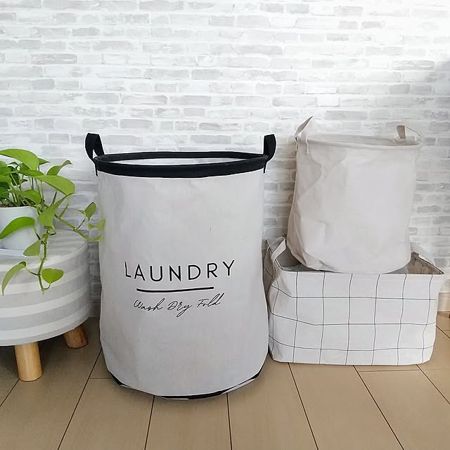 Bathroom,この春、買ってよかったもの,洗面所,ランドリーバスケット,シュガーバイン,グリーンのある暮らし,ナフコ21スタイル,マルチボックス,布製バスケット,ポリエチレンコーティング,ストレージボックス,シュシュシリーズ,TWO-ONE STYLE,スツール,スツールカバー手作り,ポトス,ナチュラルカラー,時短,ベルメゾン,ランドリーラダーラック,タオル収納,壁紙屋本舗,レンガ調壁紙,突っ張りブラインド,リ・ホーム meiの部屋