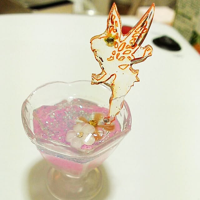 手作り,雑貨,一人暮らし,ハンドメイド,プラ板＋レジン,プラ板,100均,セリア,ディズニー,ラメ,ティンカーベル,レジン nanamaruの部屋