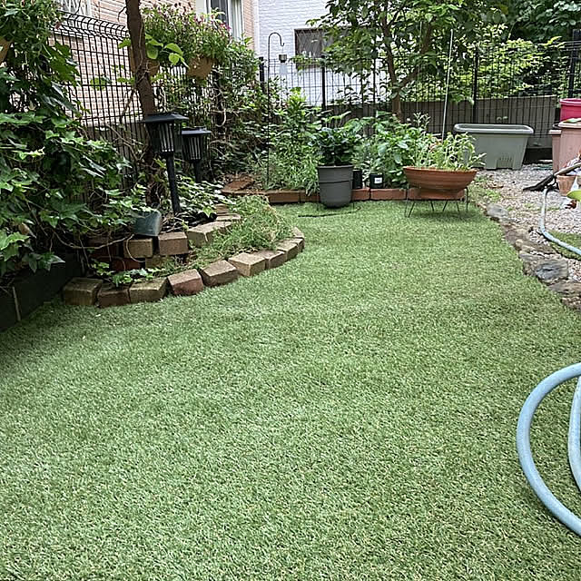 Entrance,建て売りでもお洒落にしたい,人工芝,人工芝マット,人工芝生をひいてみた,人工芝diy,人工芝敷いてます 0617の部屋