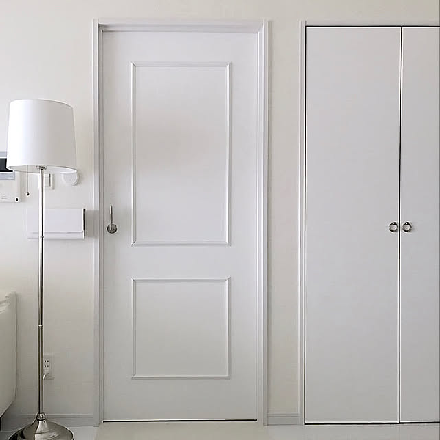 ドアリメイク,リメイク,ホワイトインテリア,ホテルライク,シンプルモダン,モダン,賃貸,シンプル,モノトーンインテリア,モノトーン,海外風インテリア,DIY,On Walls MAKOの部屋