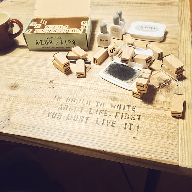 My Desk,WOODPRO,DIY neigeの部屋