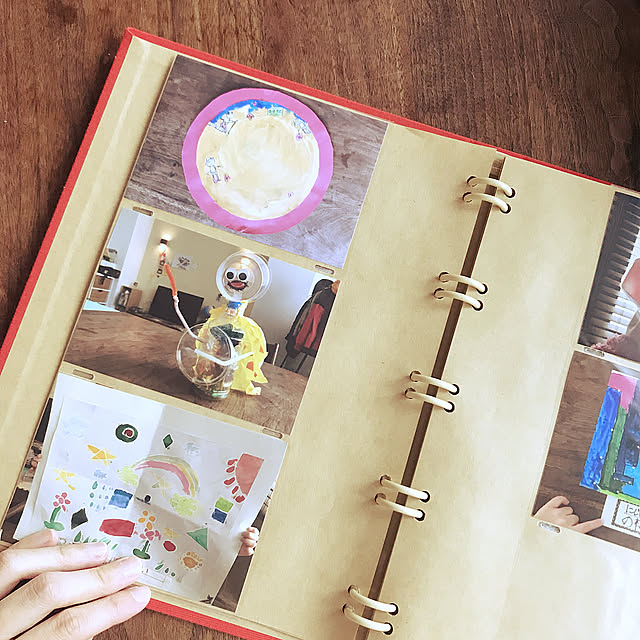 小学生ママ,こどもと暮らす,カラフル好き,子供の作品を飾る,My Desk,改善計画,写真集,アルバム整理中 hikaruuの部屋