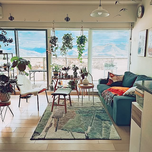 Lounge,リビング,リラックス空間,植物と暮らす,一番好きな場所,コメントお気遣いなく♡,いつも有り難う御座います♪,ふかふかで気持ちいい,サモハンeンポー eの部屋