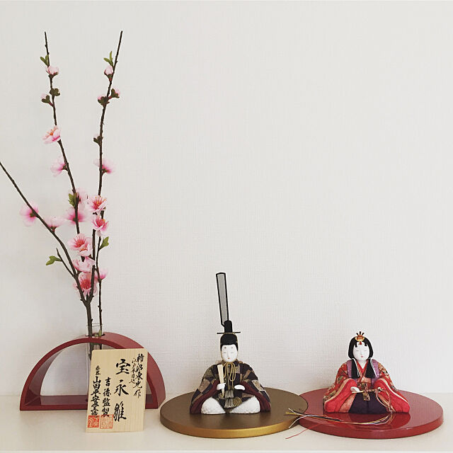 My Shelf,漆塗り,おひな様,桃の節句,イベント参加,雛人形,ひな祭り,シンプル,こども用,こどもと暮らす。 hanakoの部屋